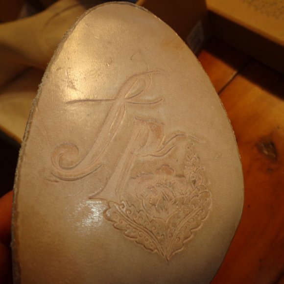 NIB FREE PEOPLE Wild Rose Slouch Boot 36 Ivory Italy Leather Fringe NO DISCOUNTS - Picture 6 of 15